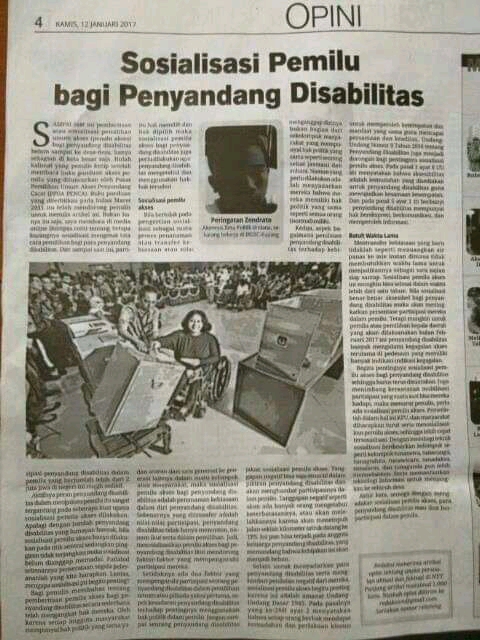 Foto Karya Tulis Peringatan Zendrato di Koran Victory News